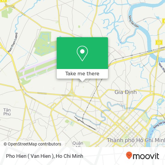 Pho Hien ( Van Hien ) map