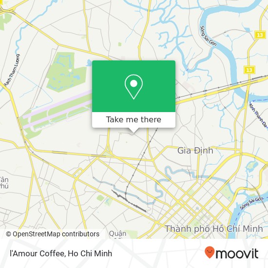 l'Amour Coffee map