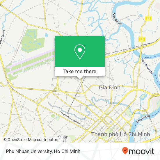 Phu Nhuan University map