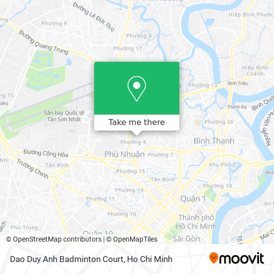Dao Duy Anh Badminton Court map