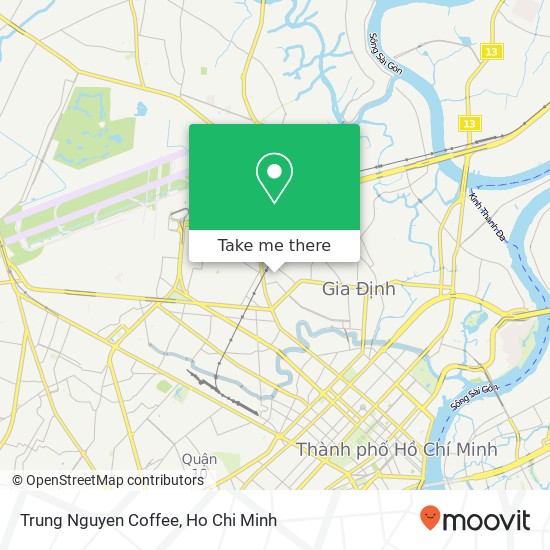 Trung Nguyen Coffee map