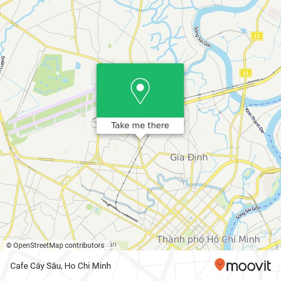 Cafe Cây Sâu map