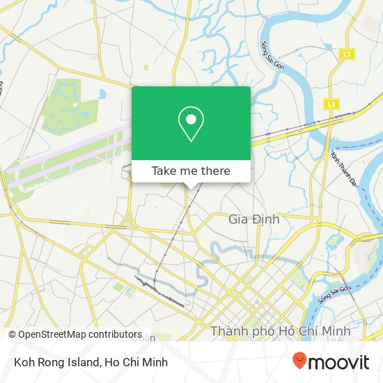 Koh Rong Island map