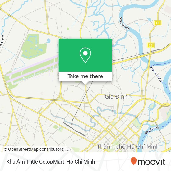 Khu Ẩm Thực Co.opMart map