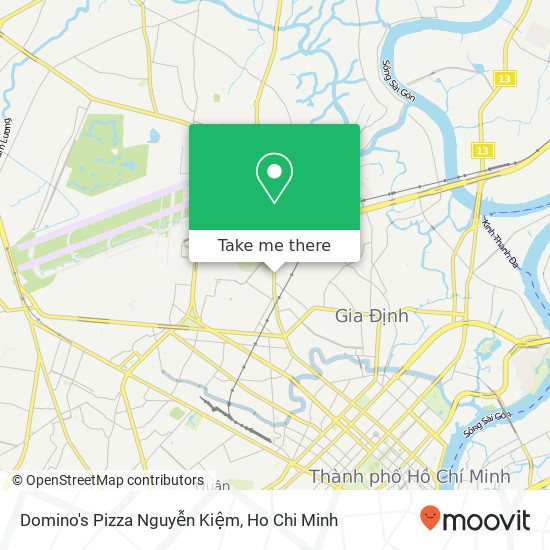 Domino's Pizza Nguyễn Kiệm map