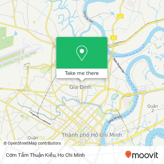 Cơm Tấm Thuận Kiều map