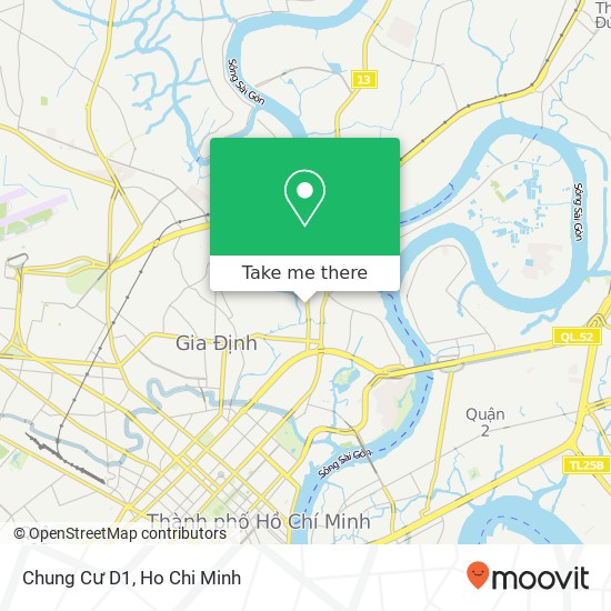Chung Cư D1 map