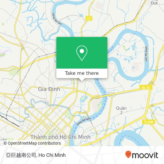 亞巨越南公司 map