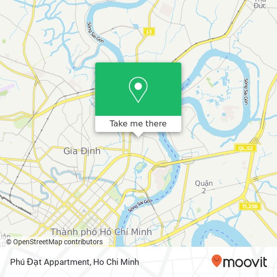 Phú Đạt Appartment map