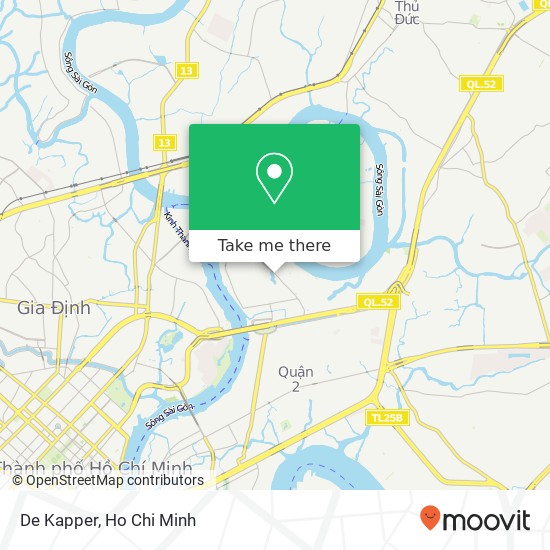 De Kapper map