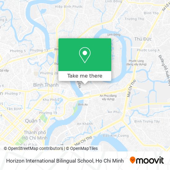 Horizon International Bilingual School map
