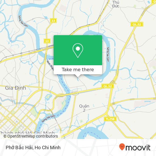 Phở Bắc Hải map