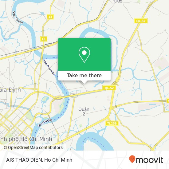 AIS THAO DIEN map