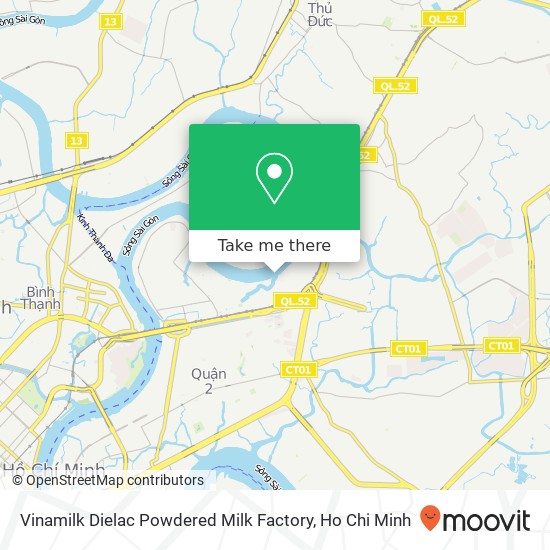 Vinamilk Dielac Powdered Milk Factory map