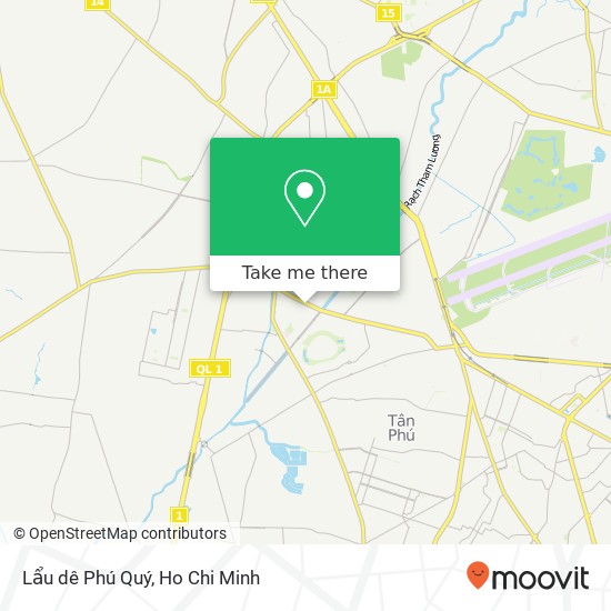 Lẩu dê Phú Quý map