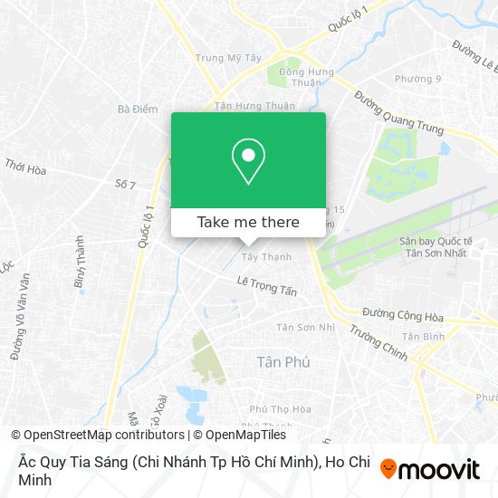 Ắc Quy Tia Sáng (Chi Nhánh Tp Hồ Chí Minh) map