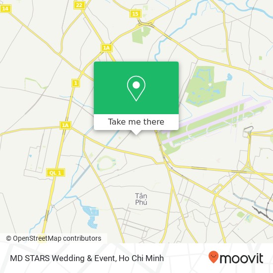 MD STARS Wedding & Event map