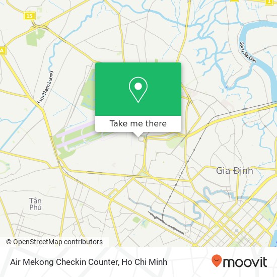 Air Mekong Checkin Counter map