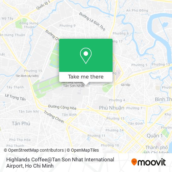 Highlands Coffee@Tan Son Nhat International Airport map