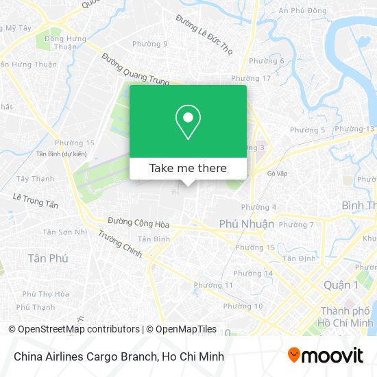 China Airlines Cargo Branch map