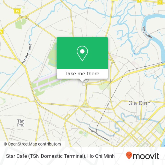 Star Cafe (TSN Domestic Terminal) map
