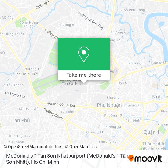 McDonald's™ Tan Son Nhat Airport (McDonald's™ Tân Sơn Nhất) map