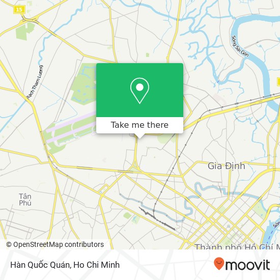 Hàn Quốc Quán map