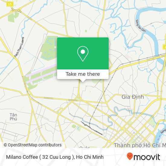 Milano Coffee ( 32 Cuu Long ) map