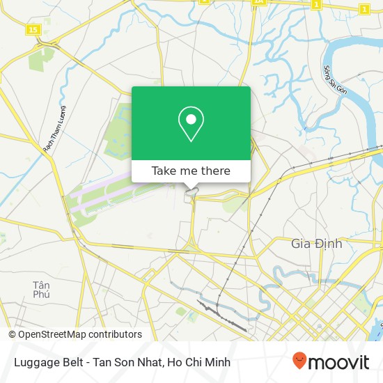 Luggage Belt - Tan Son Nhat map