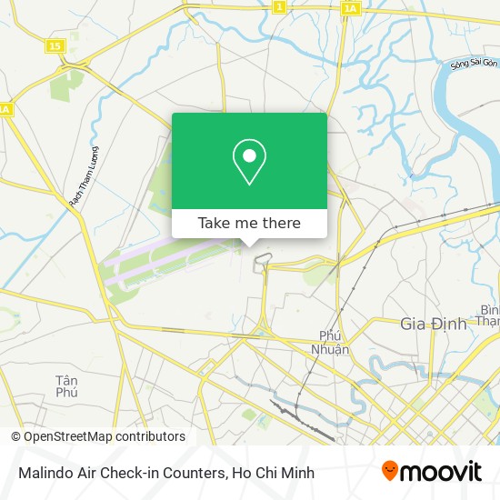 Malindo Air Check-in Counters map