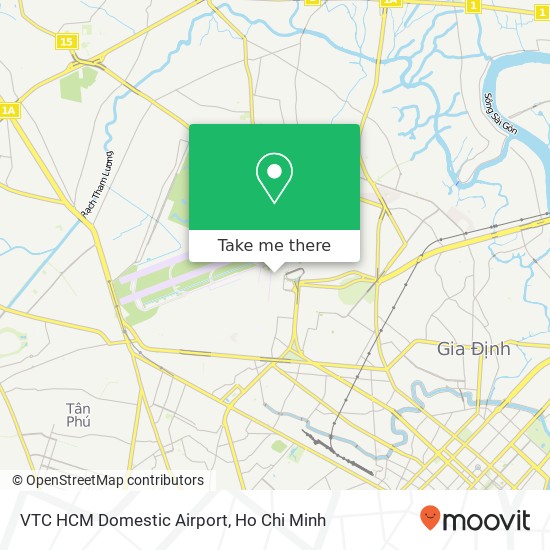 VTC HCM Domestic  Airport map