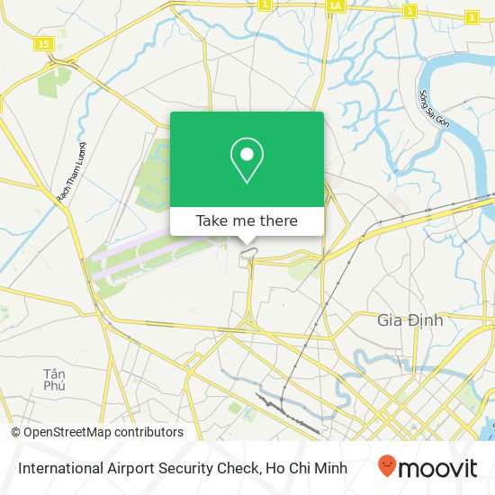 International Airport Security Check map