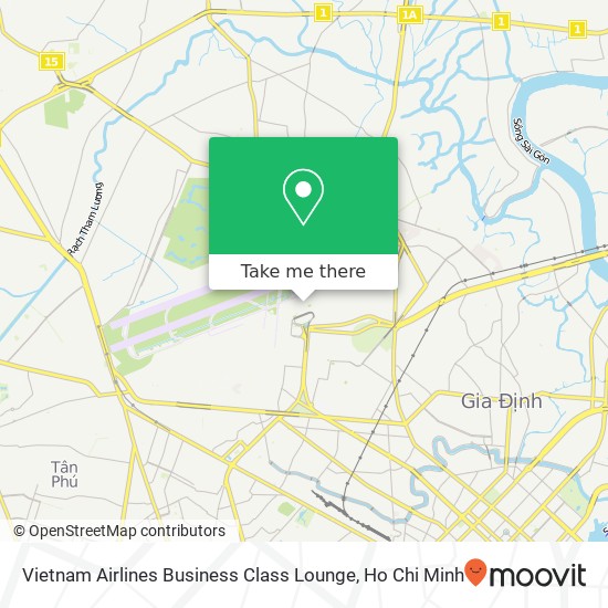 Vietnam Airlines Business Class Lounge map