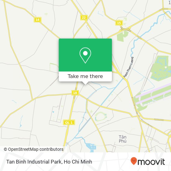 Tan Binh Industrial Park map