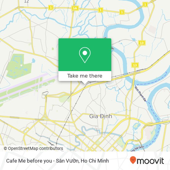 Cafe Me before you - Sân Vườn map