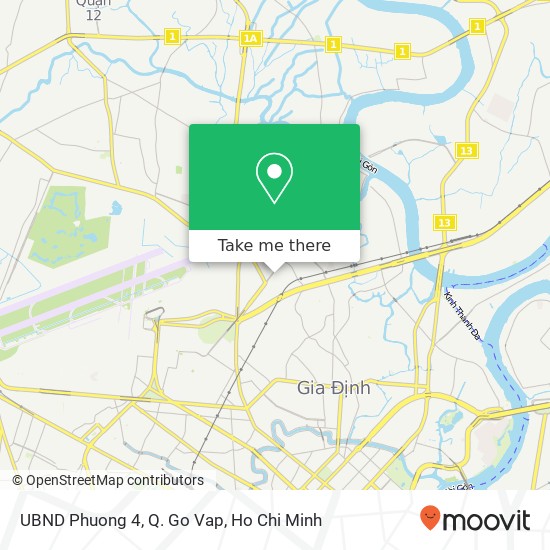 UBND Phuong 4, Q. Go Vap map