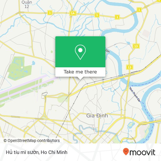 Hủ tíu mì sườn map