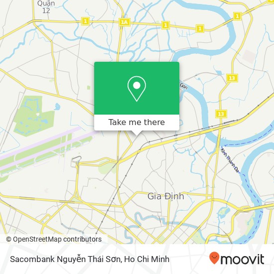 Sacombank Nguyễn Thái Sơn map