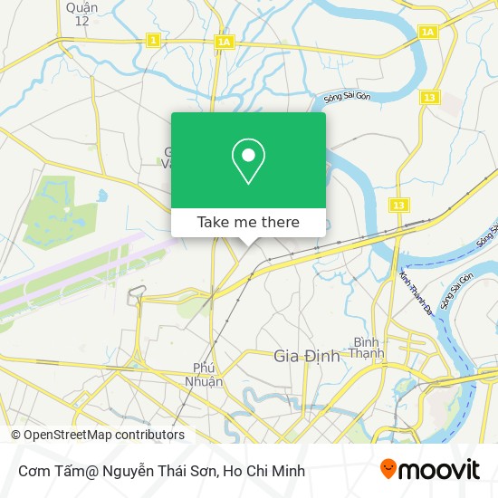 Cơm Tấm@ Nguyễn Thái Sơn map