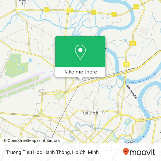 Truong Tieu Hoc Hanh Thông map