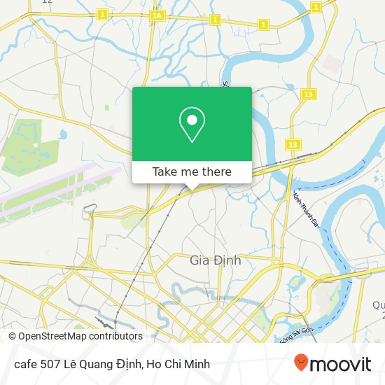 cafe 507 Lê Quang Định map