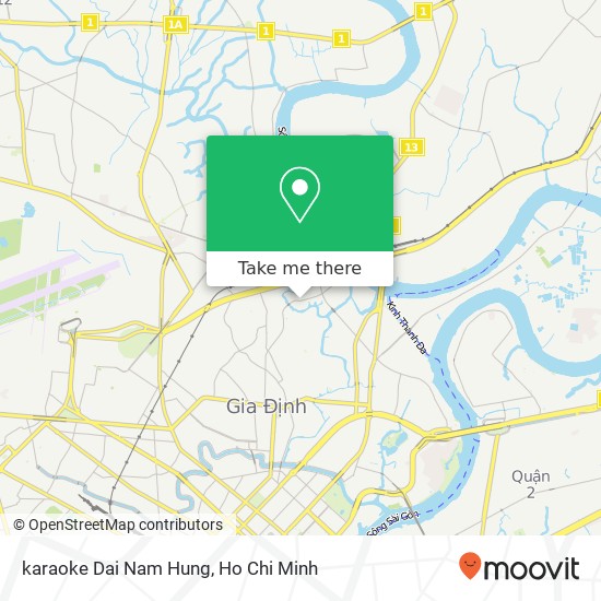 karaoke Dai Nam Hung map