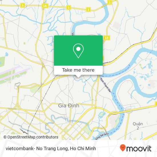 vietcombank- No Trang Long map