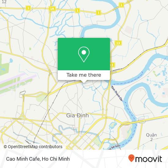 Cao Minh Cafe map