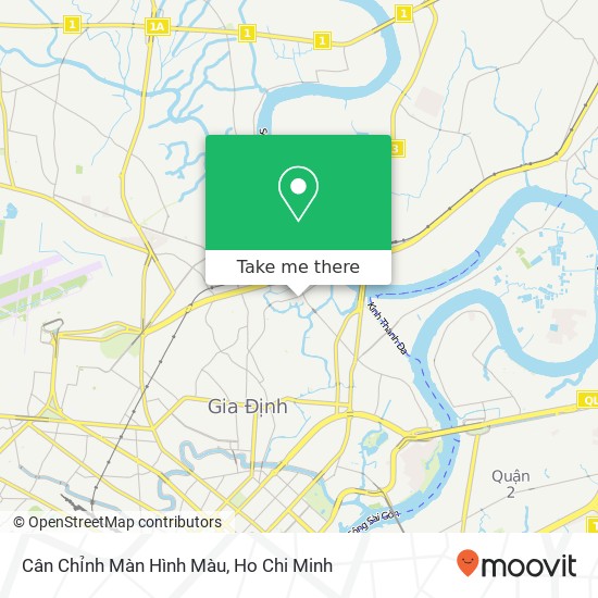 Cân Chỉnh Màn Hình Màu map