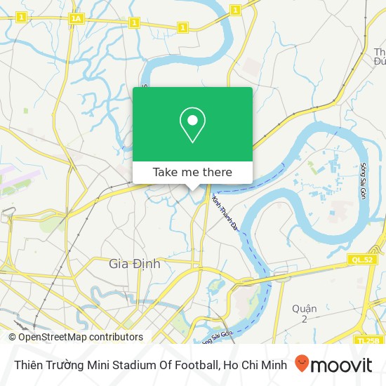 Thiên Trường Mini Stadium Of Football map