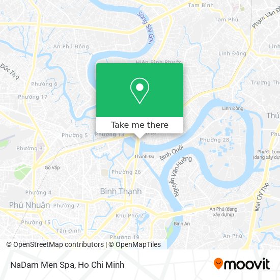 NaDam Men Spa map