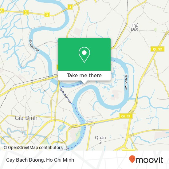 Cay Bach Duong map