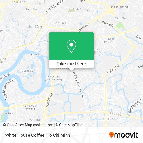 White House Coffee map