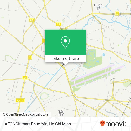 AEONCitimart Phúc Yên map